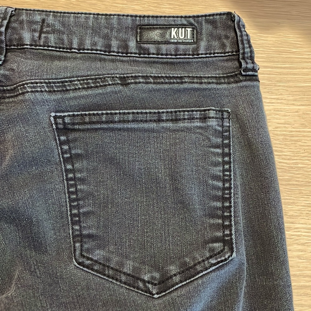 KUT from the Cloth Womens Diana Kurvy Skinny Jeans Black Size 12